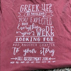 Sorority recruitment T-shirt